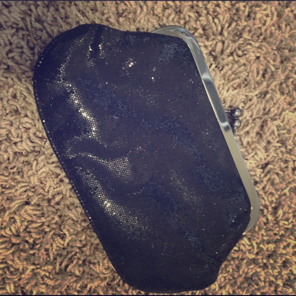 Black Sparkly Express Clutch